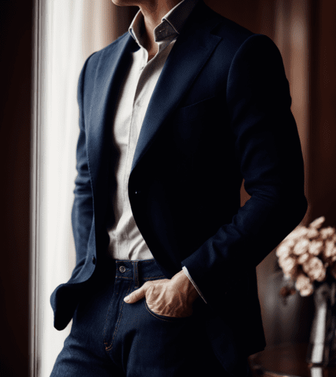 Blazer azul marino con jeans: cómo sustituirlo con elegancia real