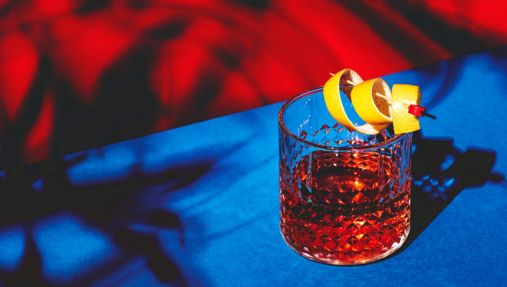 Boulevardier coctel